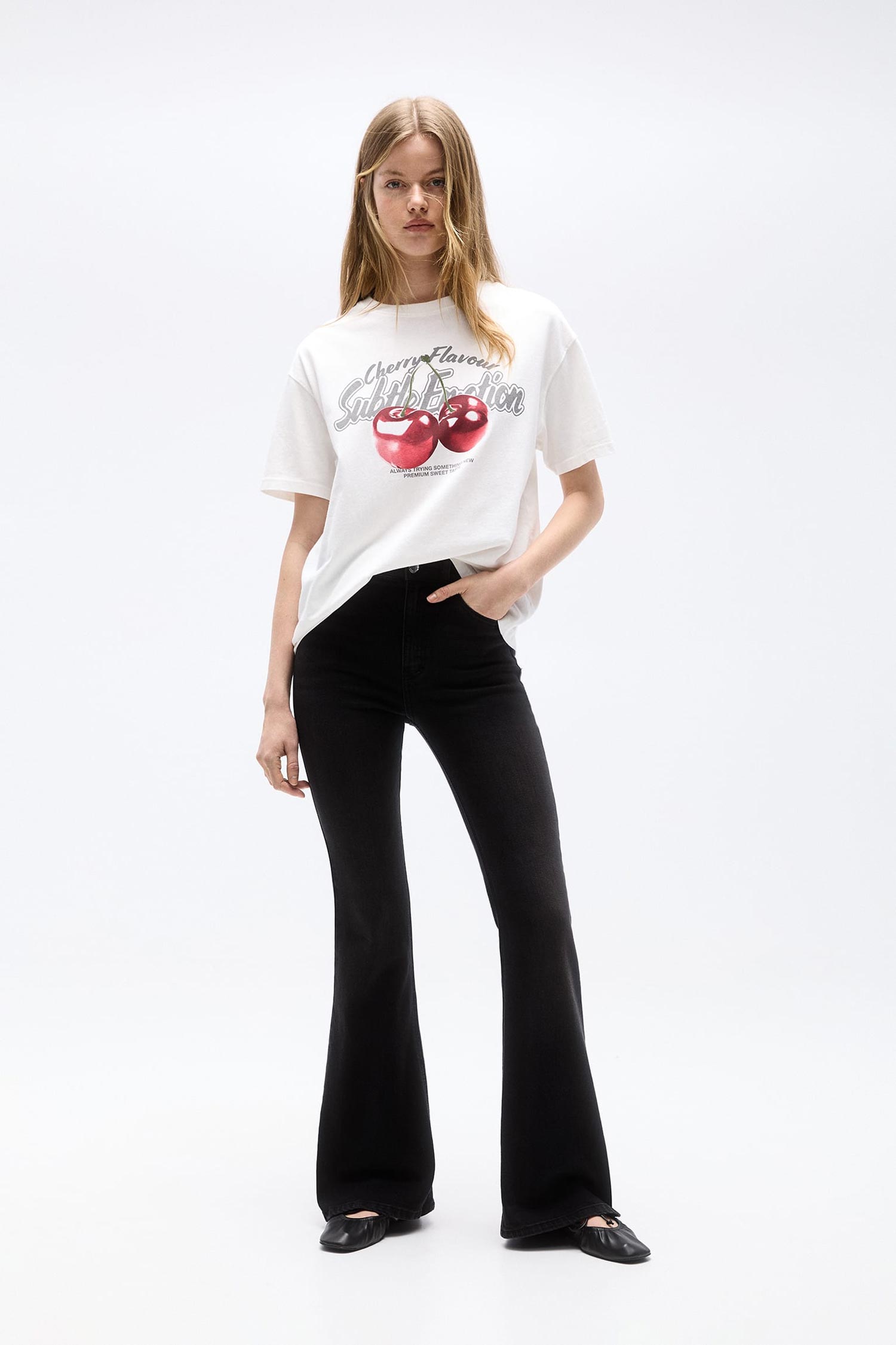 CHERRY GRAPHIC T-SHIRT - Image 3