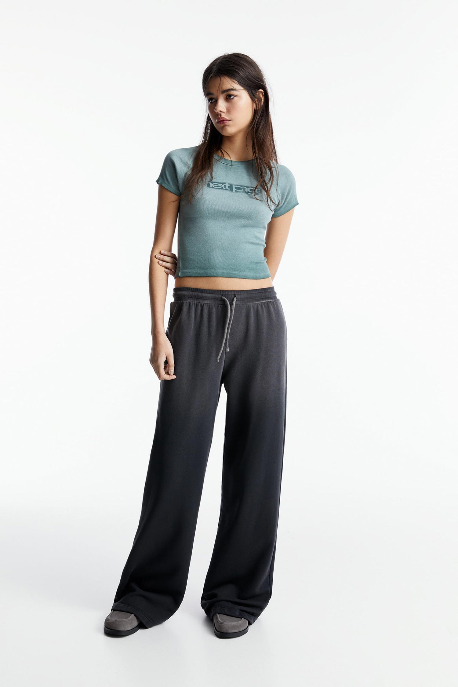 DIRTY-EFFECT SHORT SLEEVE T-SHIRT - Image 3