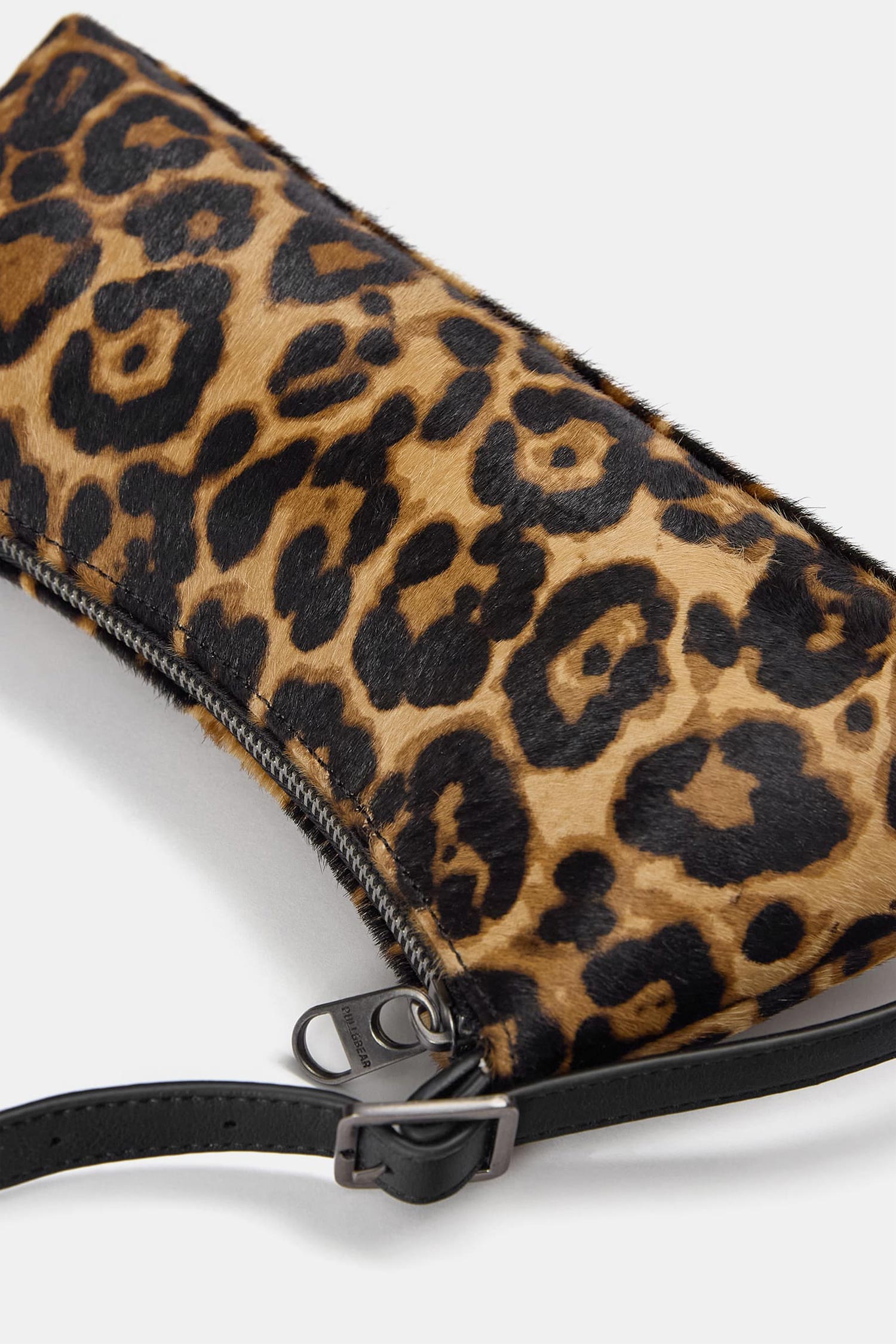 Animal print leather shoulder bag - Image 3
